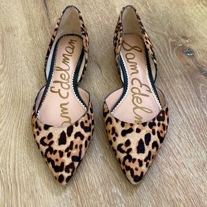 Sam Edelman Leopard Flats | size 8.5